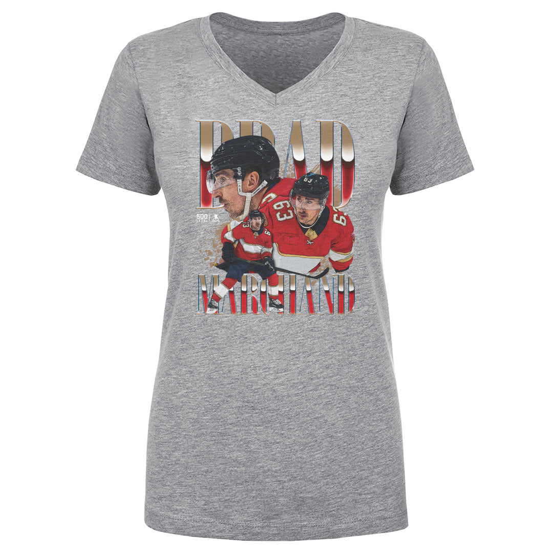 Brad Marchand Women's V-Neck T-Shirt | 500 LEVEL