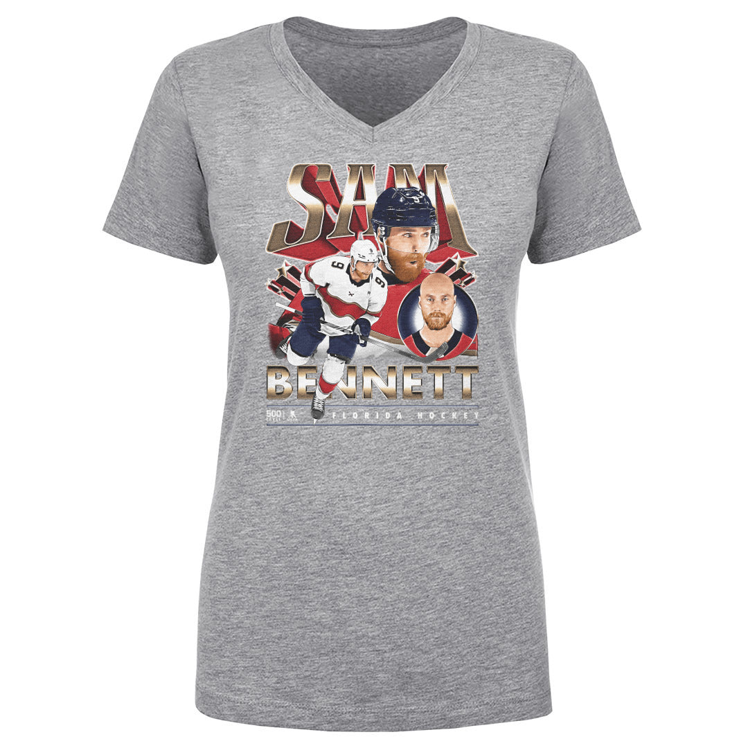 Sam Bennett Women's V-Neck T-Shirt | 500 LEVEL