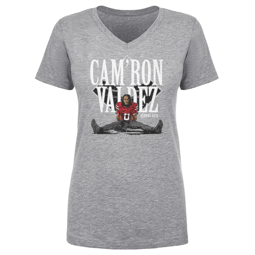 Cam'Ron Valdez Women's V-Neck T-Shirt | 500 LEVEL