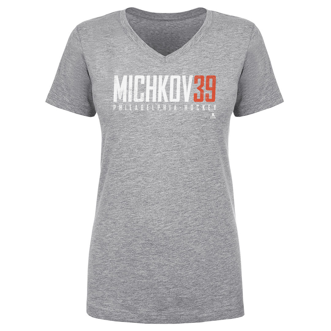 Matvei Michkov Women's V-Neck T-Shirt | 500 LEVEL
