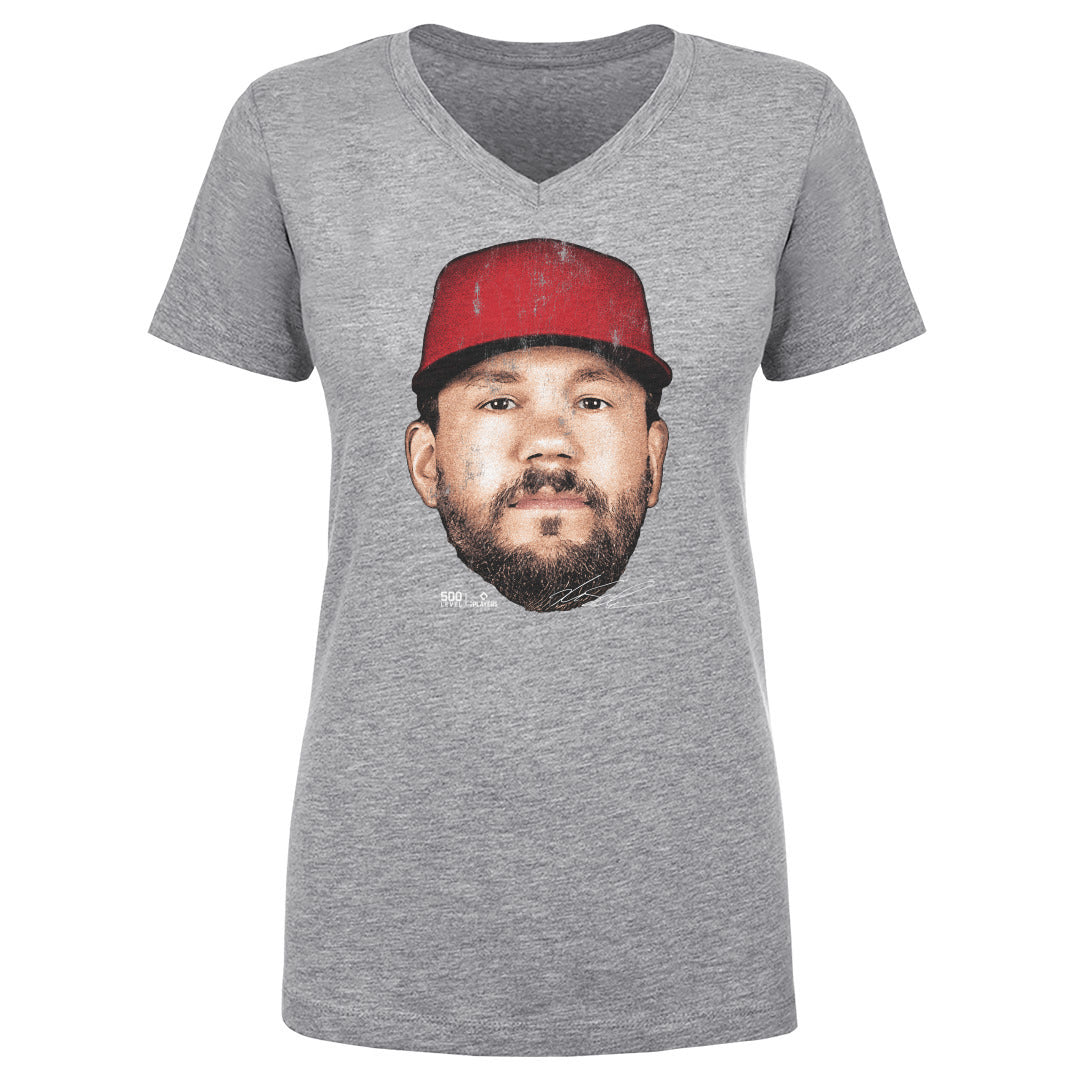 Kyle Schwarber Women's V-Neck T-Shirt | 500 LEVEL