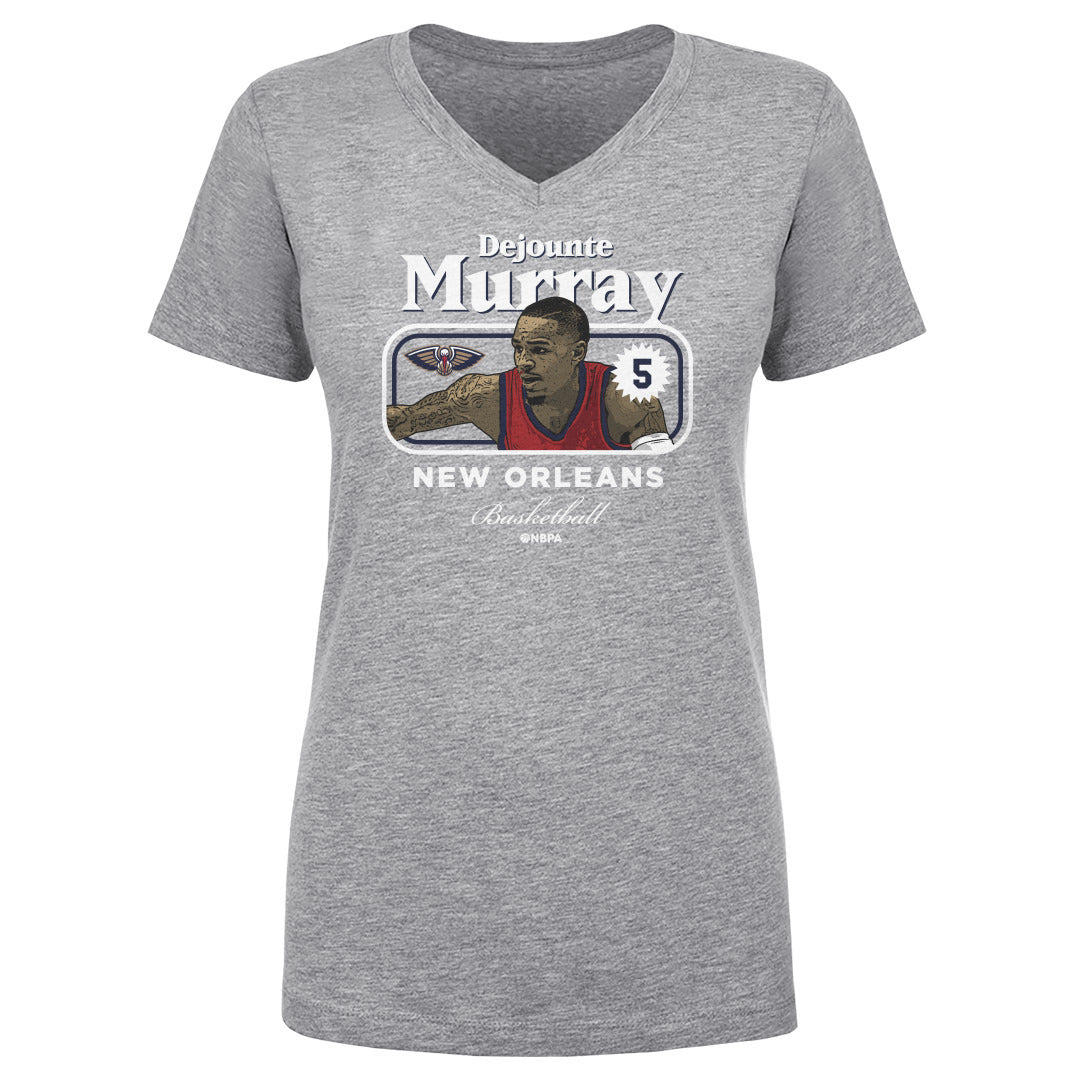 Dejounte Murray Women's V-Neck T-Shirt | 500 LEVEL