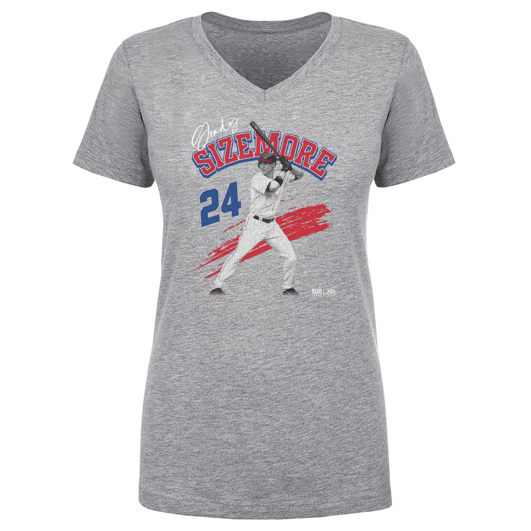 Grady Sizemore Women's V-Neck T-Shirt | 500 LEVEL