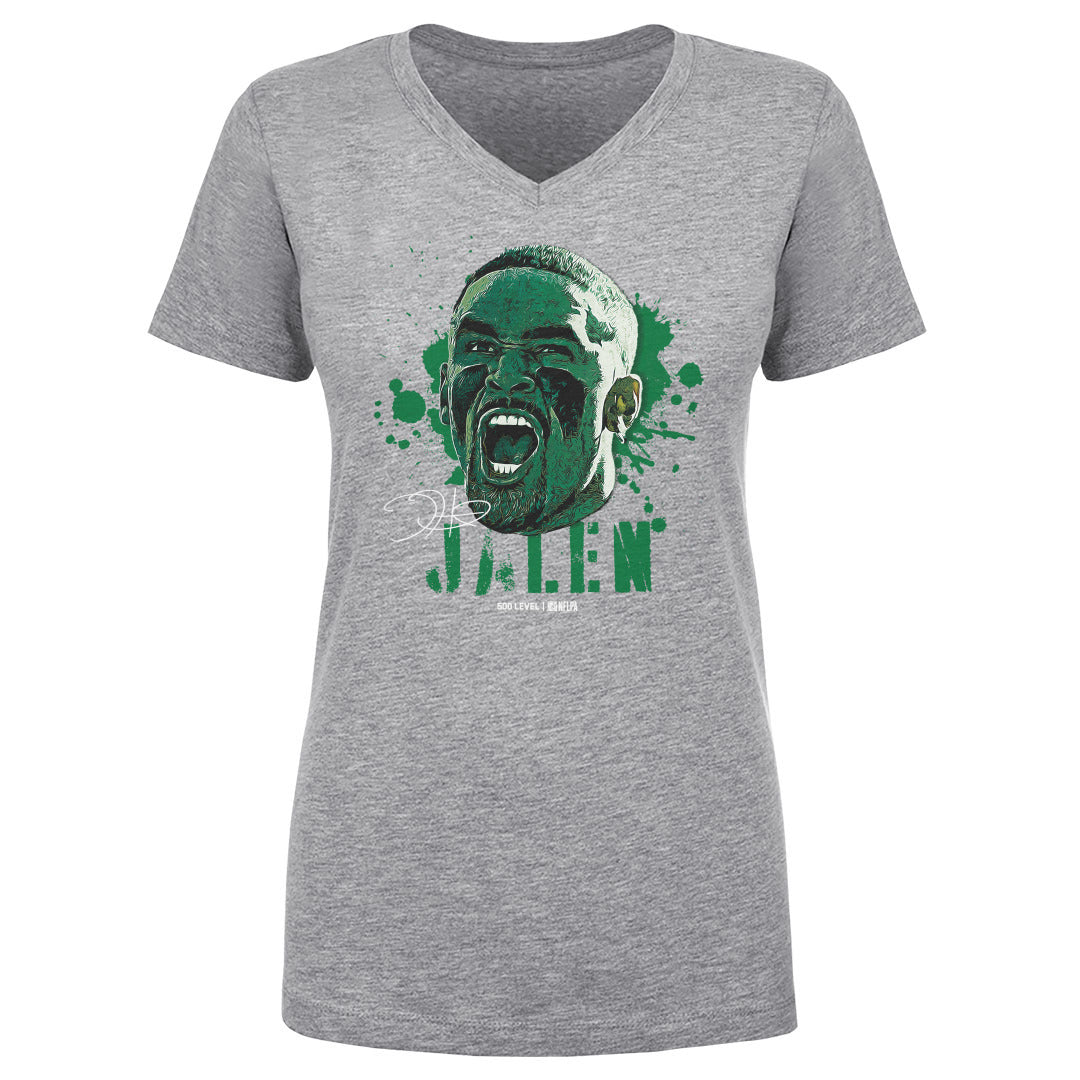 Jalen Hurts Women's V-Neck T-Shirt | 500 LEVEL
