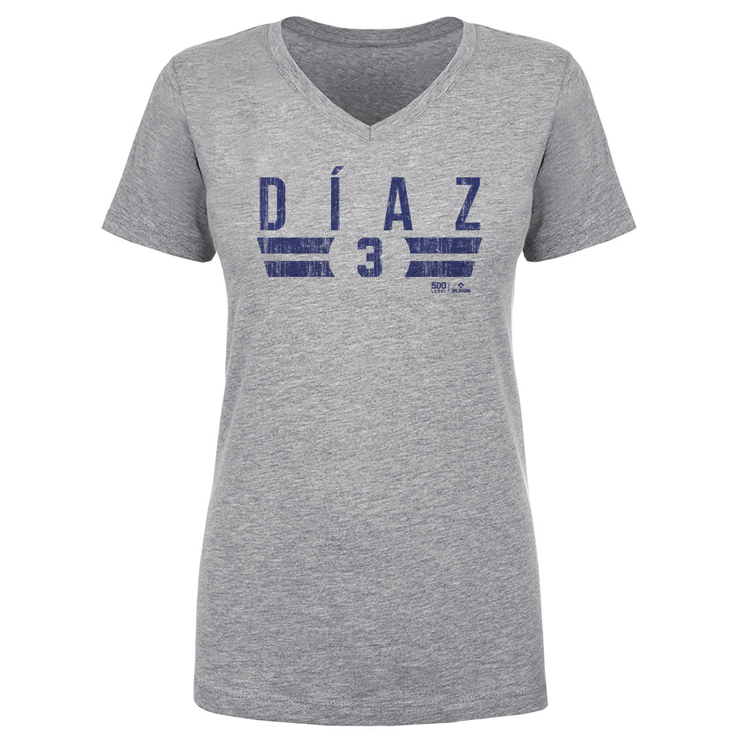 Edwin Diaz Women's V-Neck T-Shirt | 500 LEVEL