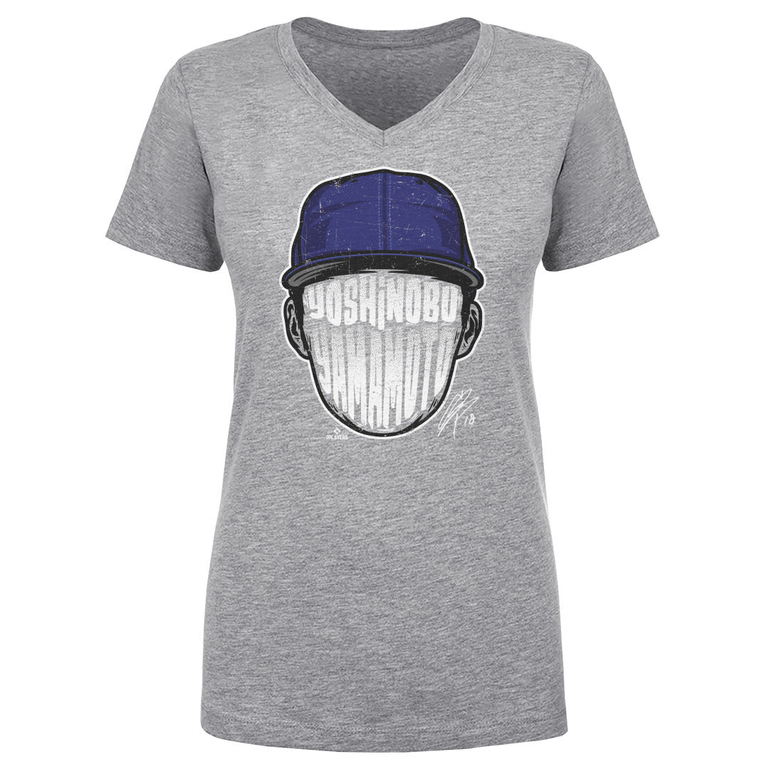 Yoshinobu Yamamoto Women's V-Neck T-Shirt | 500 LEVEL
