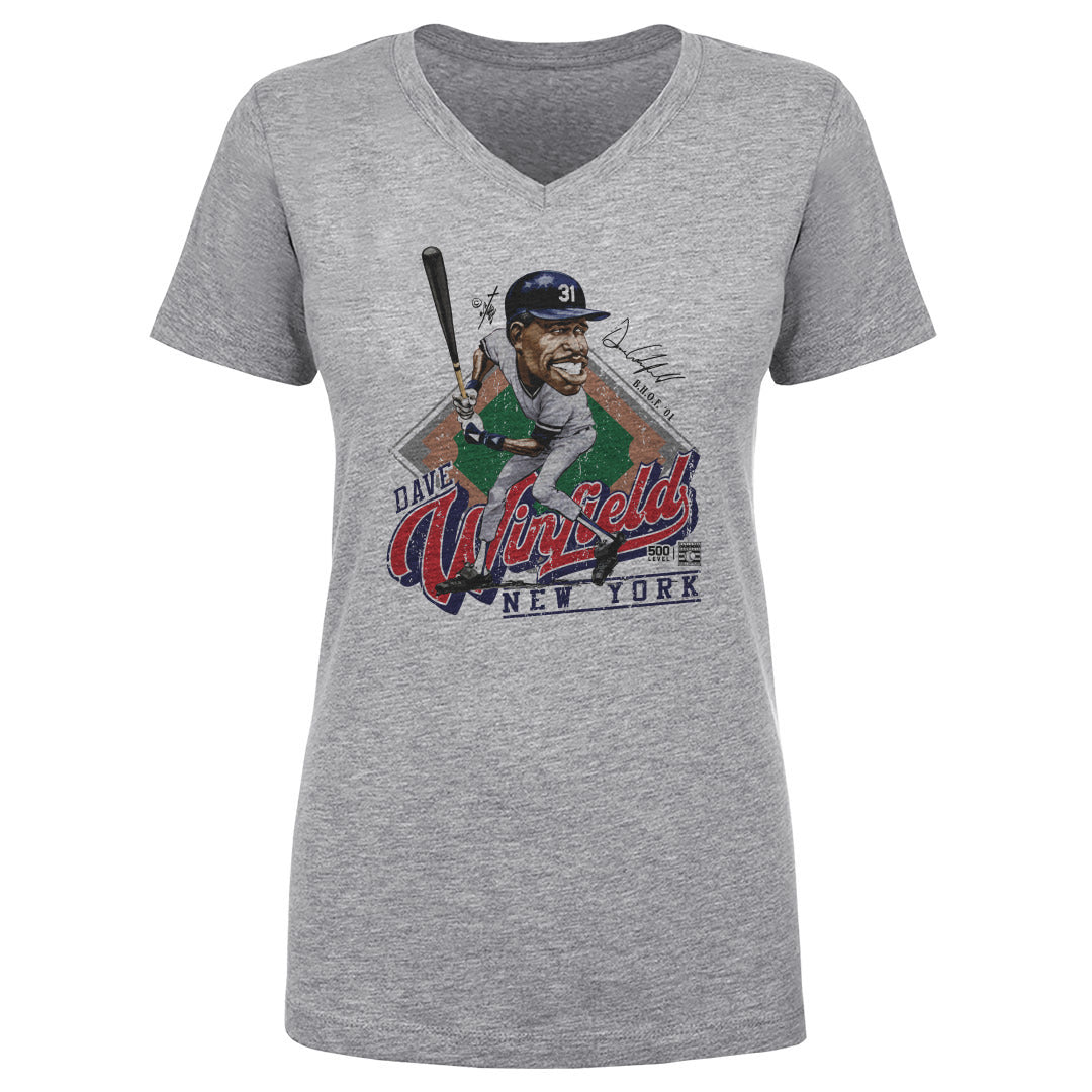 Dave Winfield Women's V-Neck T-Shirt | 500 LEVEL