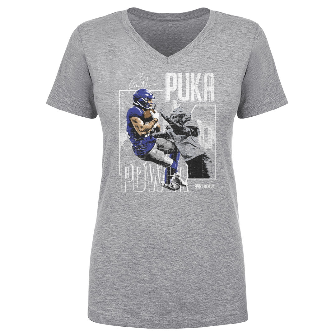 Puka Nacua Women's V-Neck T-Shirt | 500 LEVEL