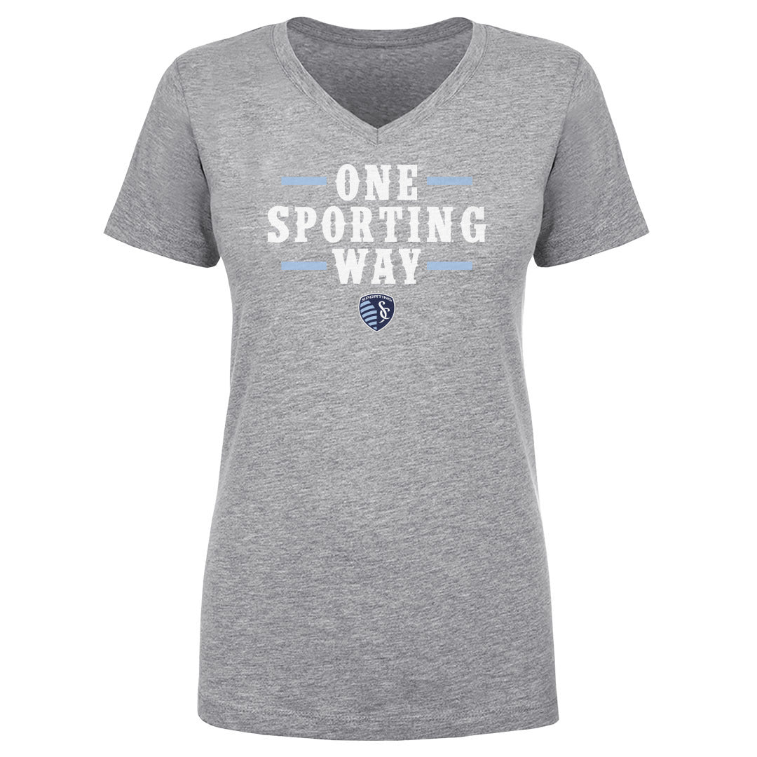 Sporting Kansas City Women's V-Neck T-Shirt | 500 LEVEL