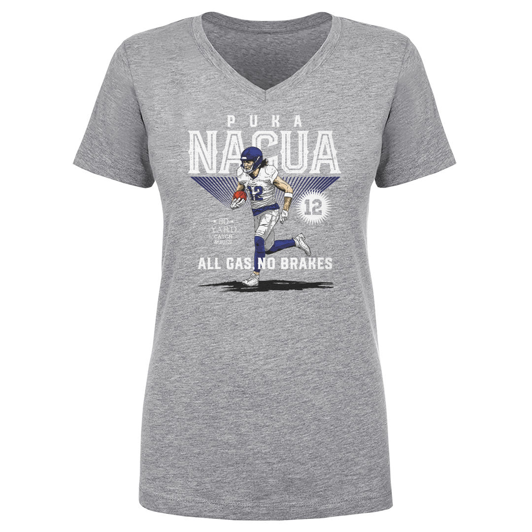 Puka Nacua Women's V-Neck T-Shirt | 500 LEVEL