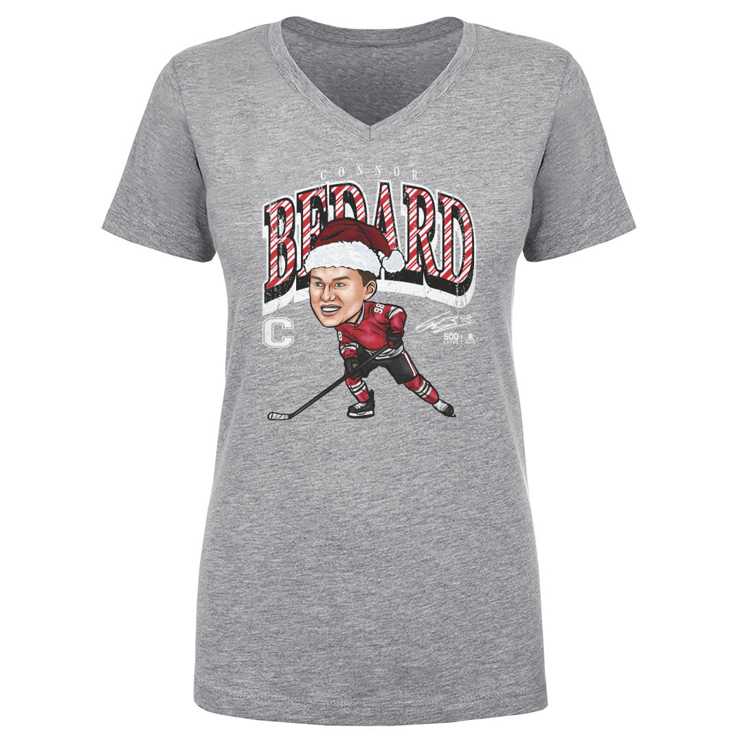 Connor Bedard Women's V-Neck T-Shirt | 500 LEVEL