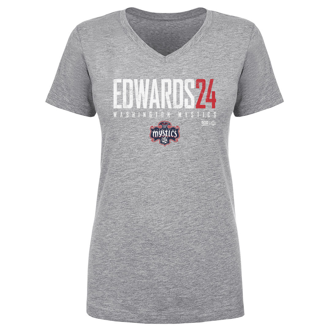 Aaliyah Edwards Women's V-Neck T-Shirt | 500 LEVEL