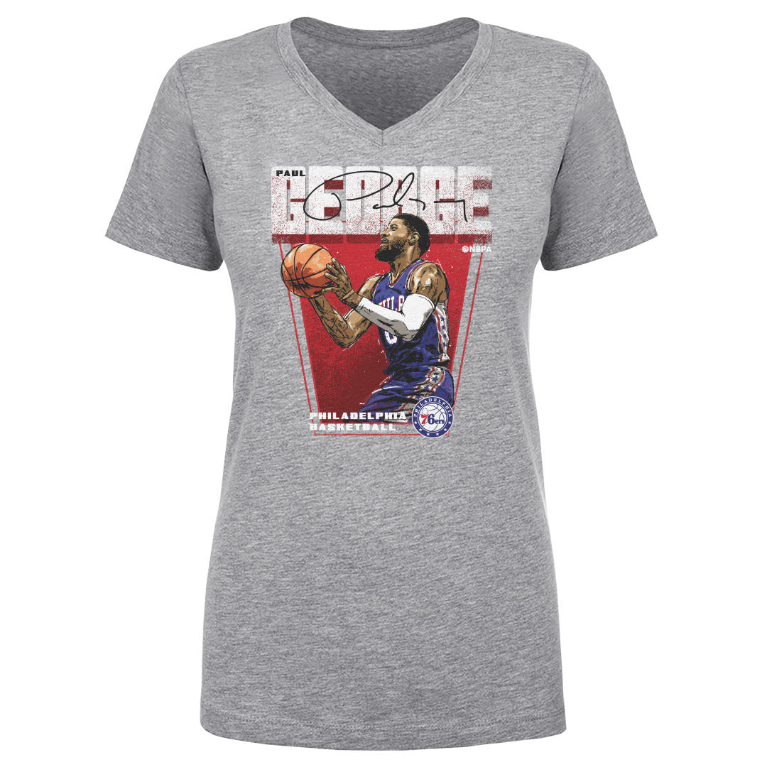 Paul George Women's V-Neck T-Shirt | 500 LEVEL