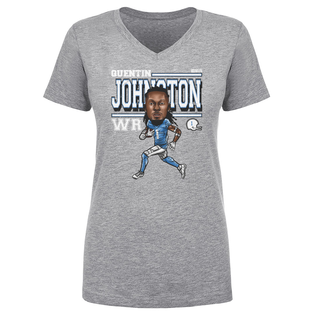 Quentin Johnston Women's V-Neck T-Shirt | 500 LEVEL