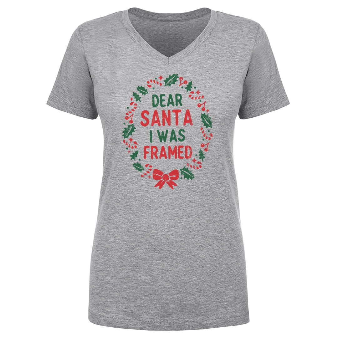 Christmas Women's V-Neck T-Shirt | 500 LEVEL