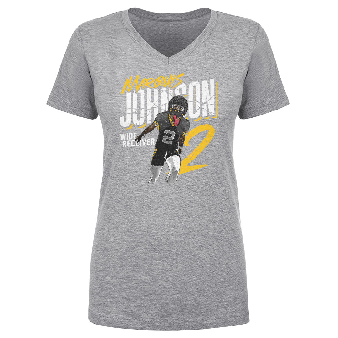 Marquis Johnson Women's V-Neck T-Shirt | 500 LEVEL