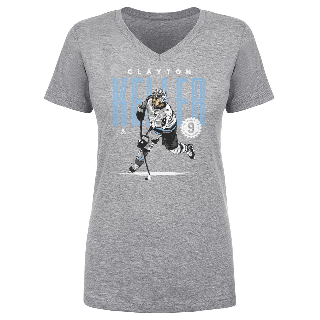 Clayton Keller Women's V-Neck T-Shirt | 500 LEVEL