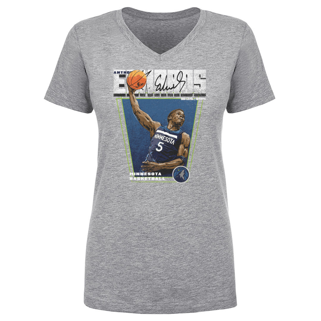 Anthony Edwards Women's V-Neck T-Shirt | 500 LEVEL