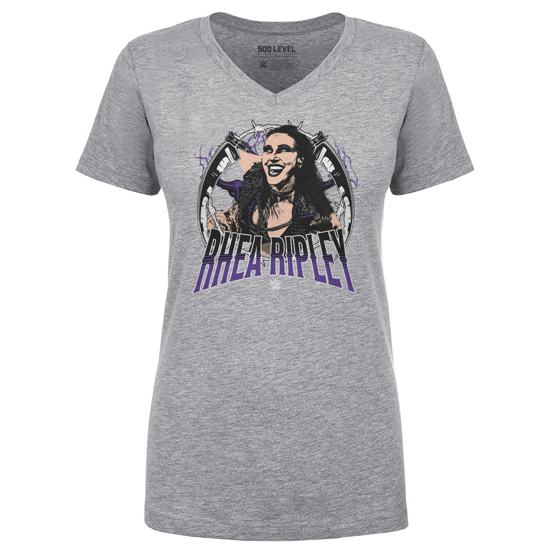 Rhea Ripley Women's V-Neck T-Shirt | 500 LEVEL