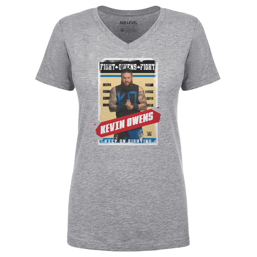 Kevin Owens Women's V-Neck T-Shirt | 500 LEVEL