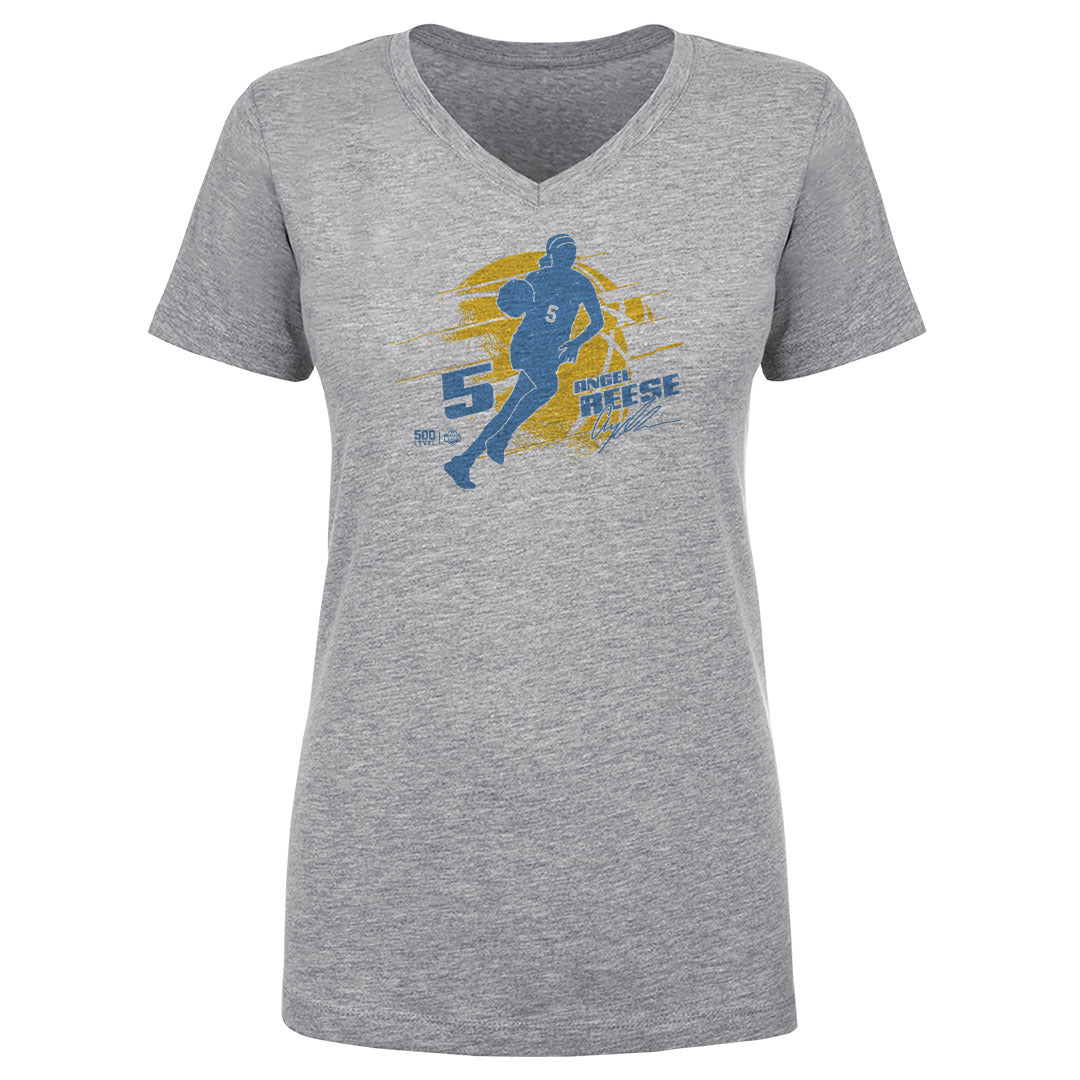 Angel Reese Women's V-Neck T-Shirt | 500 LEVEL