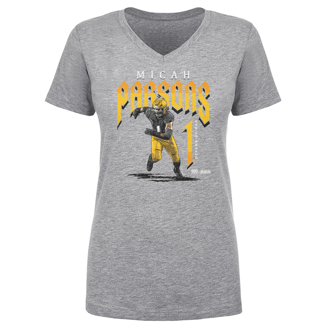 MIcah Parsons Women's V-Neck T-Shirt | 500 LEVEL