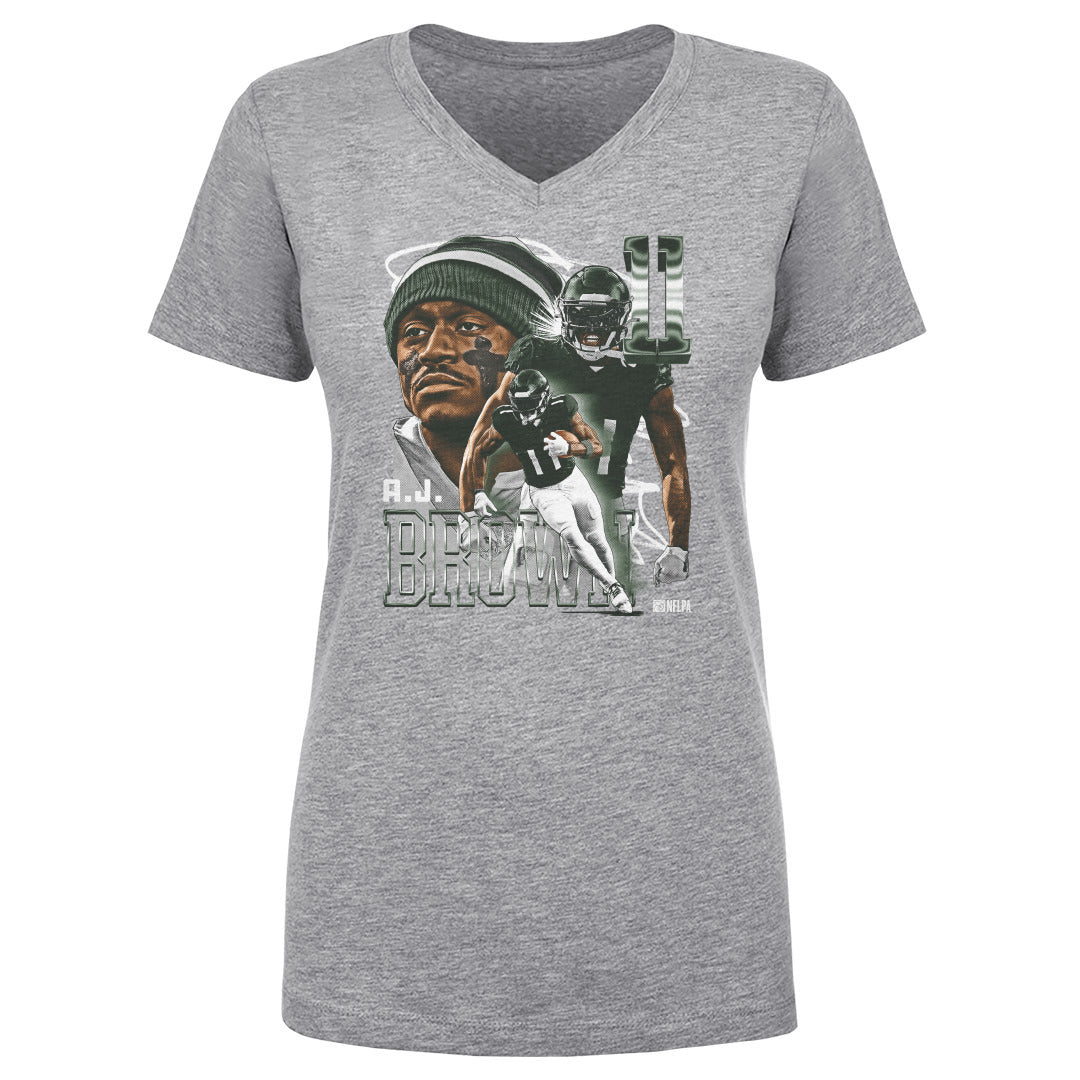 A.J. Brown Women's V-Neck T-Shirt | 500 LEVEL
