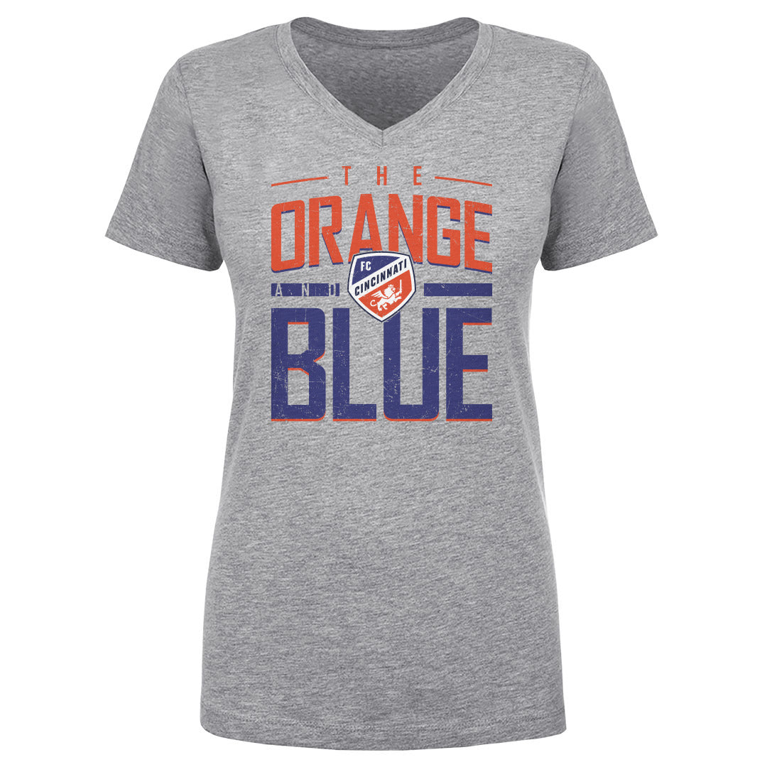 FC Cincinnati Women's V-Neck T-Shirt | 500 LEVEL