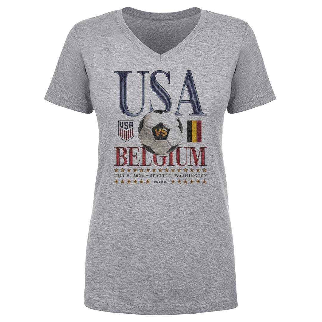 USMNT Women's V-Neck T-Shirt | 500 LEVEL