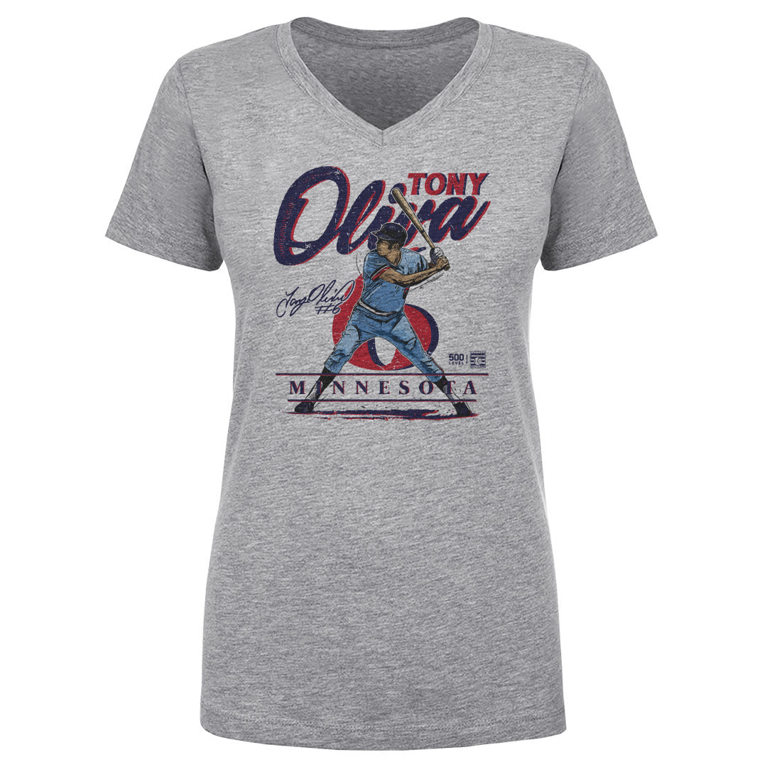 Tony Oliva Women's V-Neck T-Shirt | 500 LEVEL