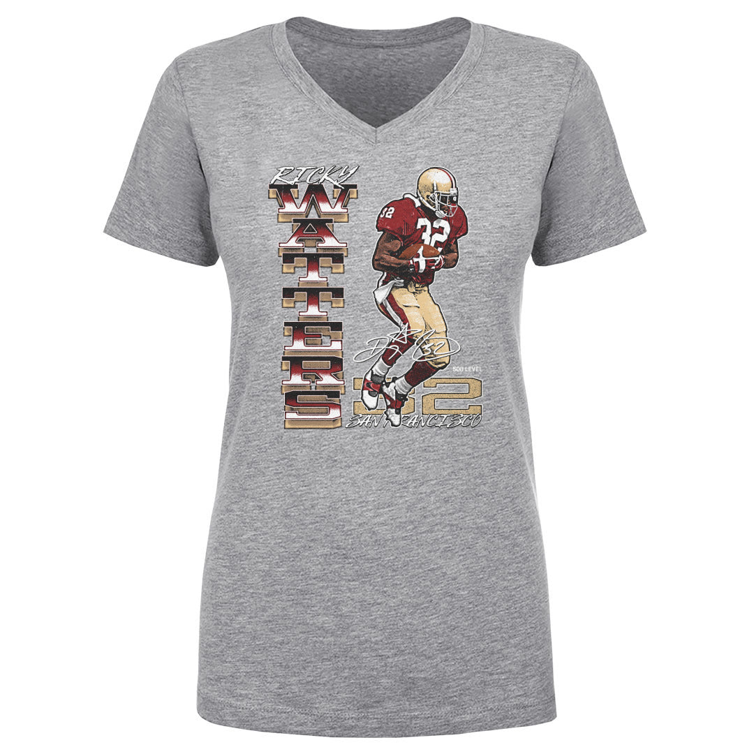 Ricky Watters Women's V-Neck T-Shirt | 500 LEVEL