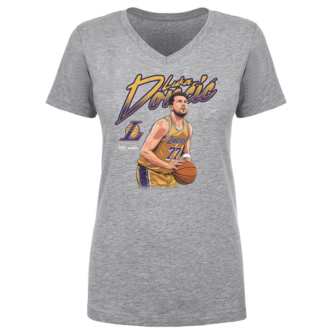 Luka Doncic Women's V-Neck T-Shirt | 500 LEVEL