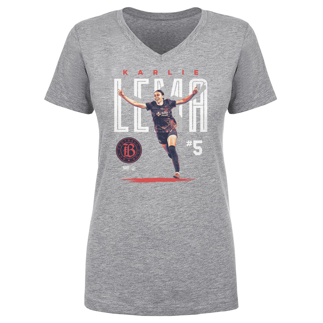 Karlie Lema Women's V-Neck T-Shirt | 500 LEVEL