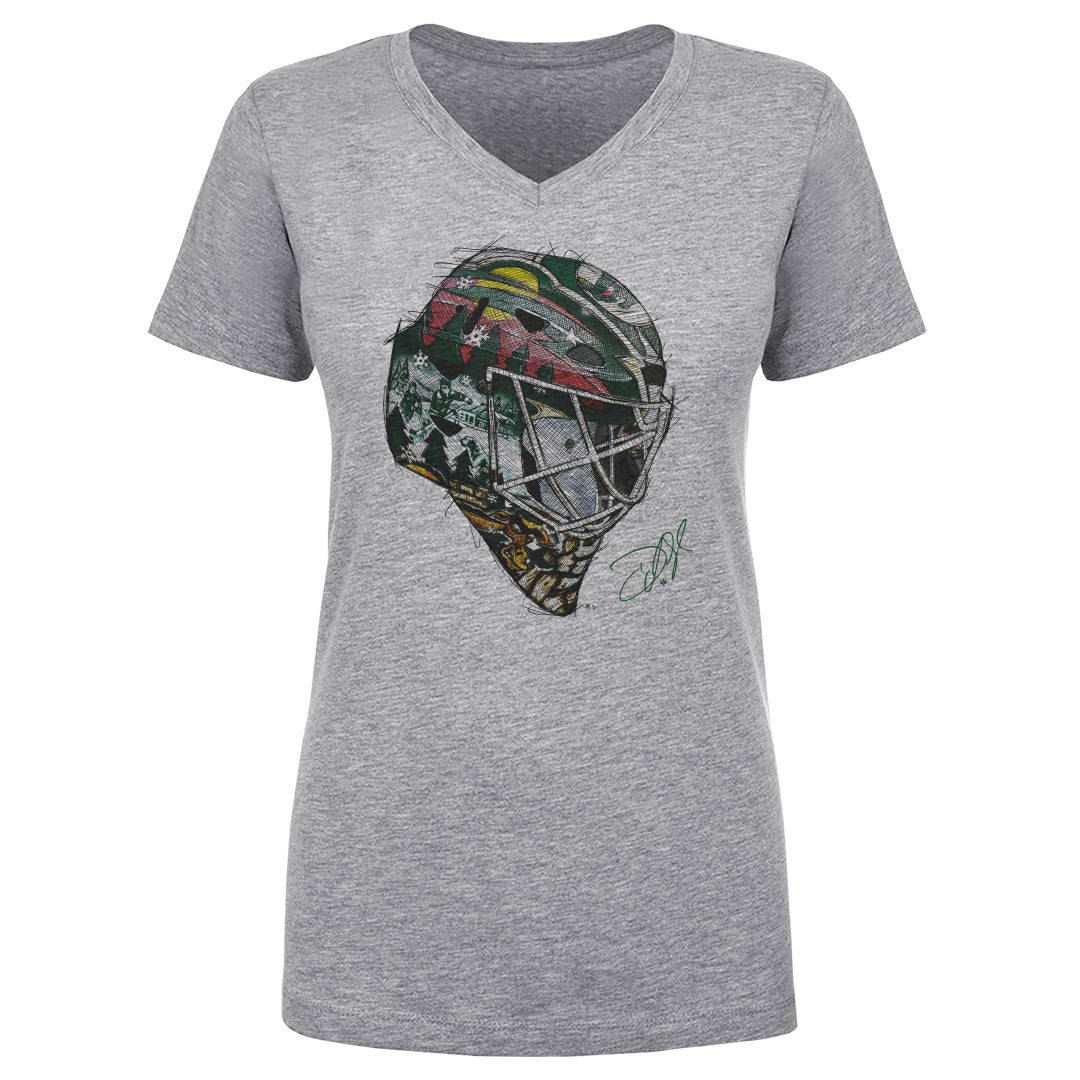 Devan Dubnyk Women's V-Neck T-Shirt | 500 LEVEL