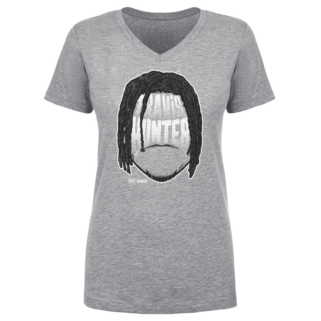 Travis Hunter Women's V-Neck T-Shirt | 500 LEVEL