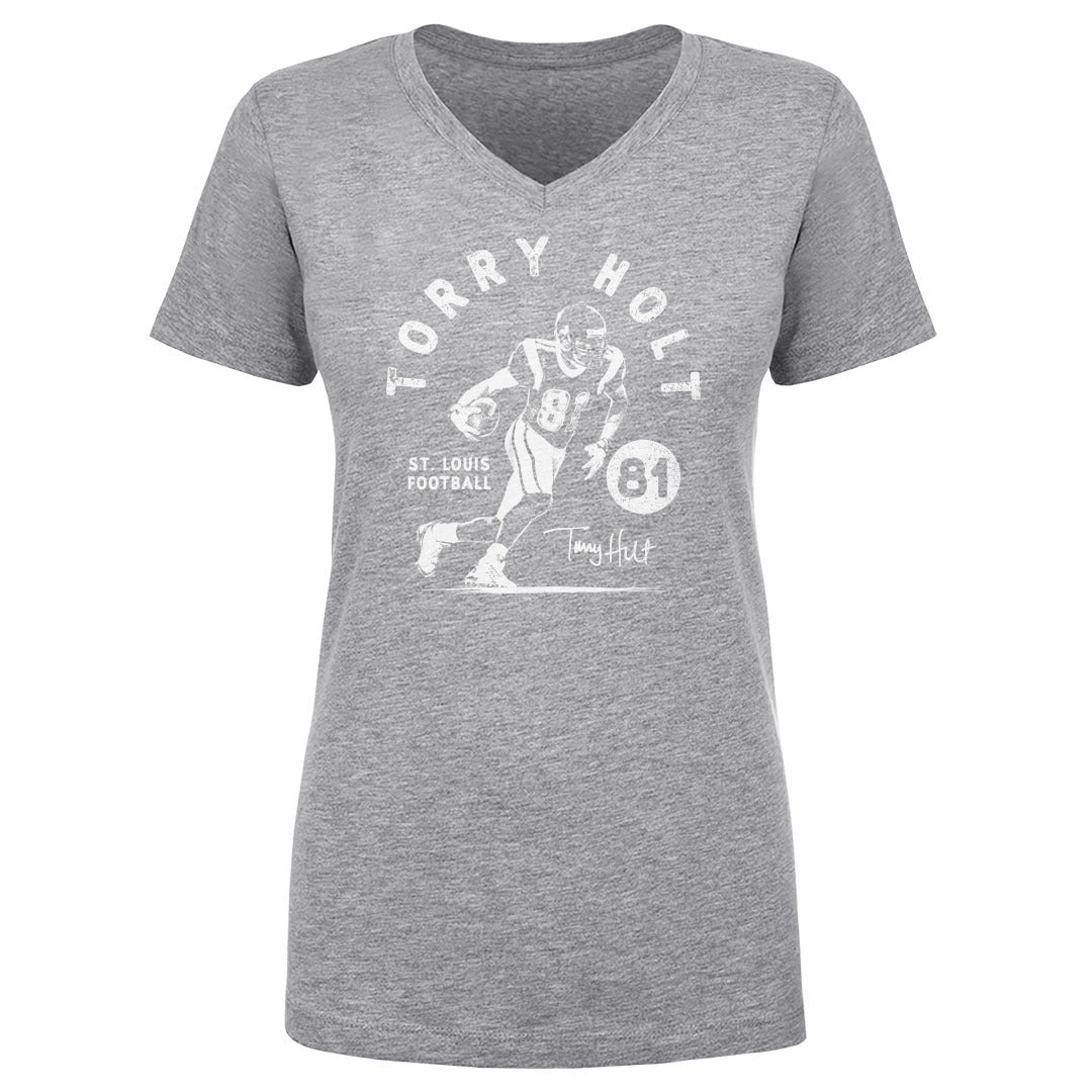 Torry Holt Women's V-Neck T-Shirt | 500 LEVEL