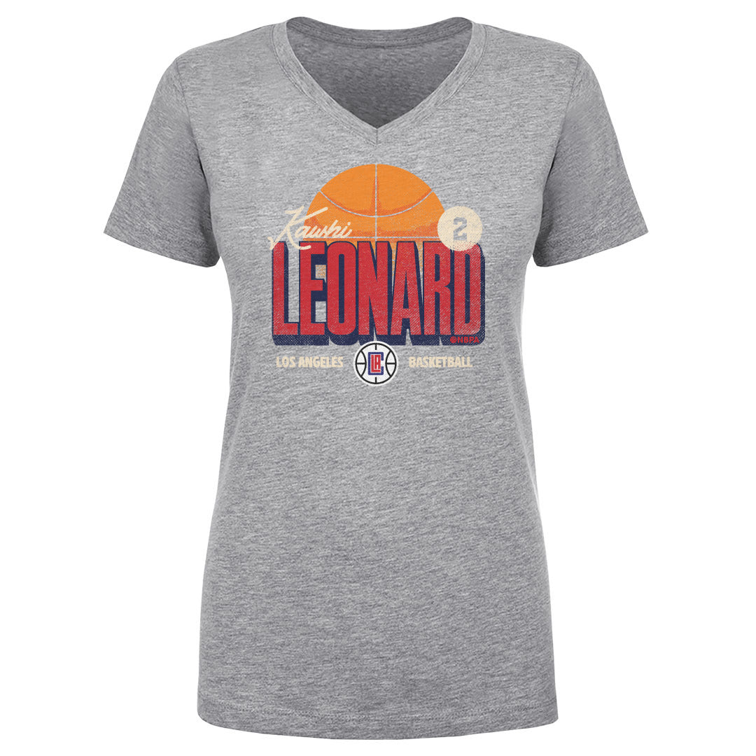 Kawhi Leonard Women's V-Neck T-Shirt | 500 LEVEL