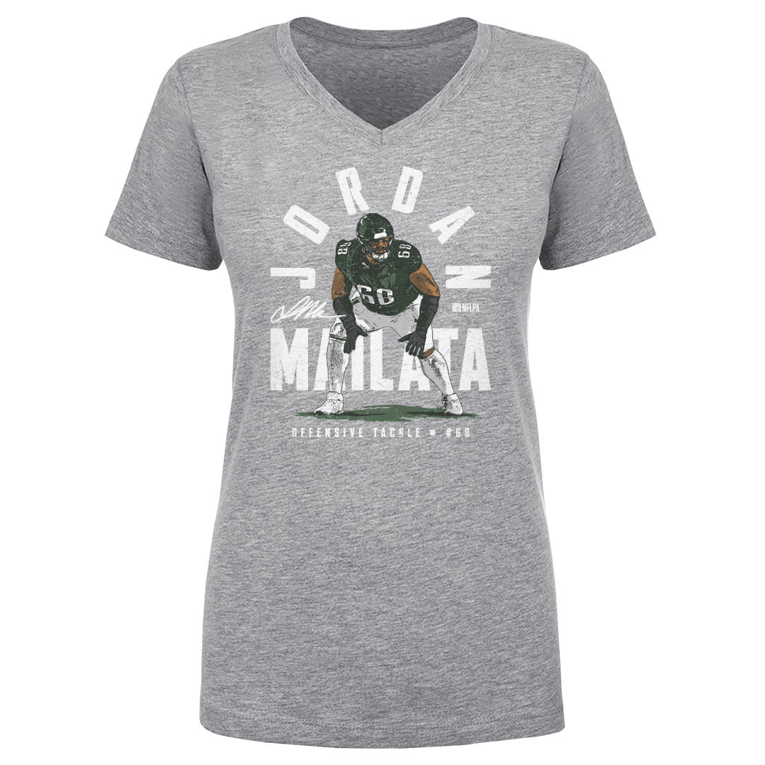 Jordan Mailata Women's V-Neck T-Shirt | 500 LEVEL