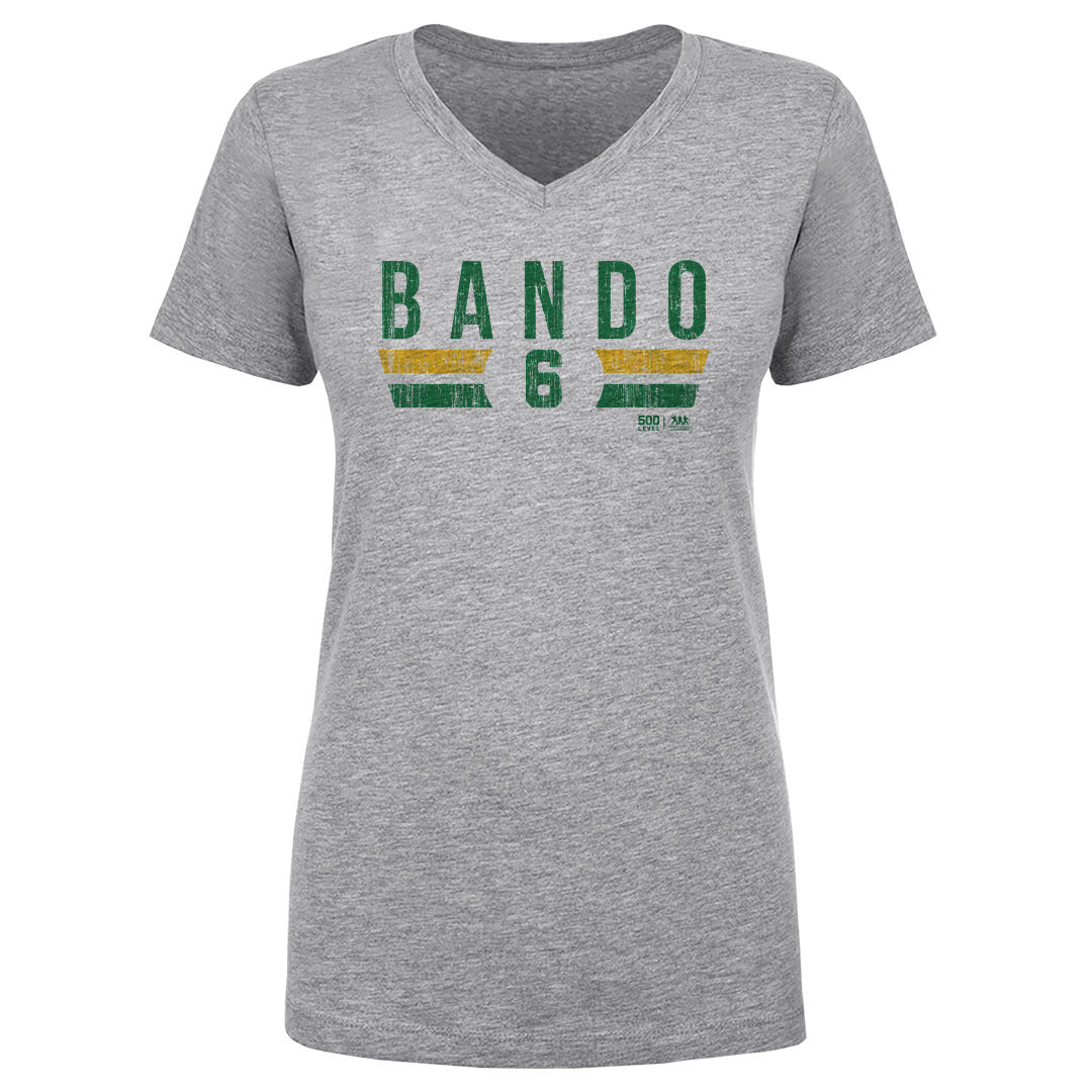 Sal Bando Women's V-Neck T-Shirt | 500 LEVEL