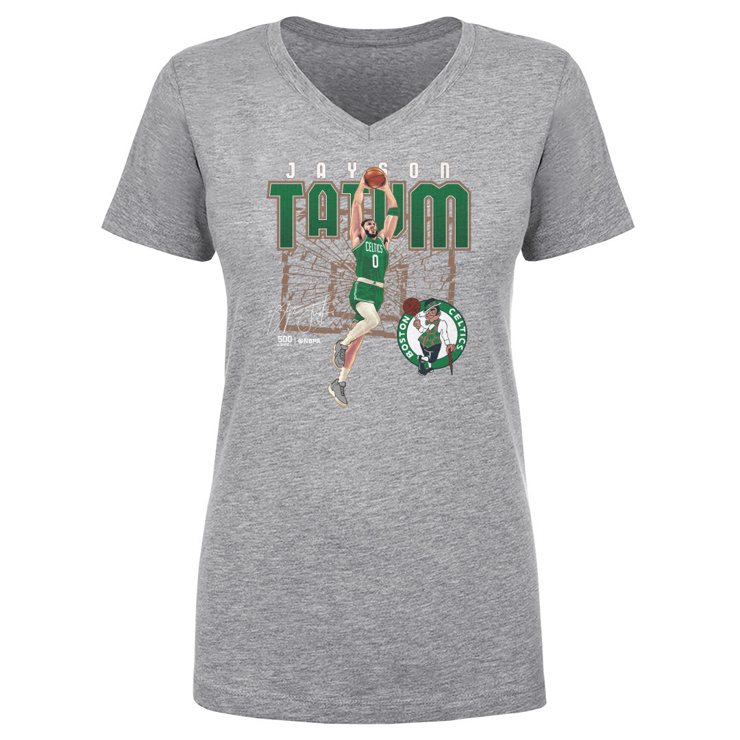 Jayson Tatum Women's V-Neck T-Shirt | 500 LEVEL