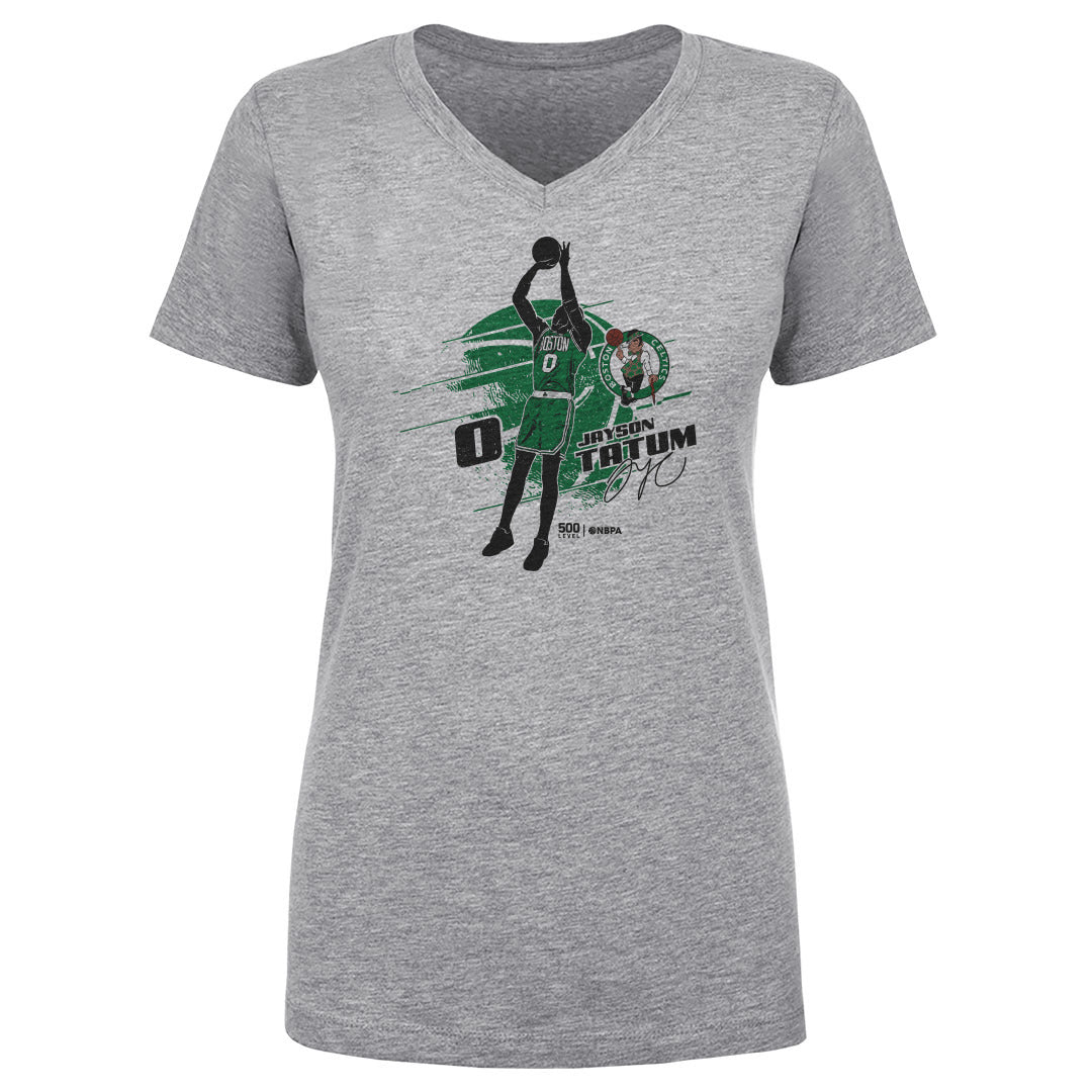 Jayson Tatum Women's V-Neck T-Shirt | 500 LEVEL