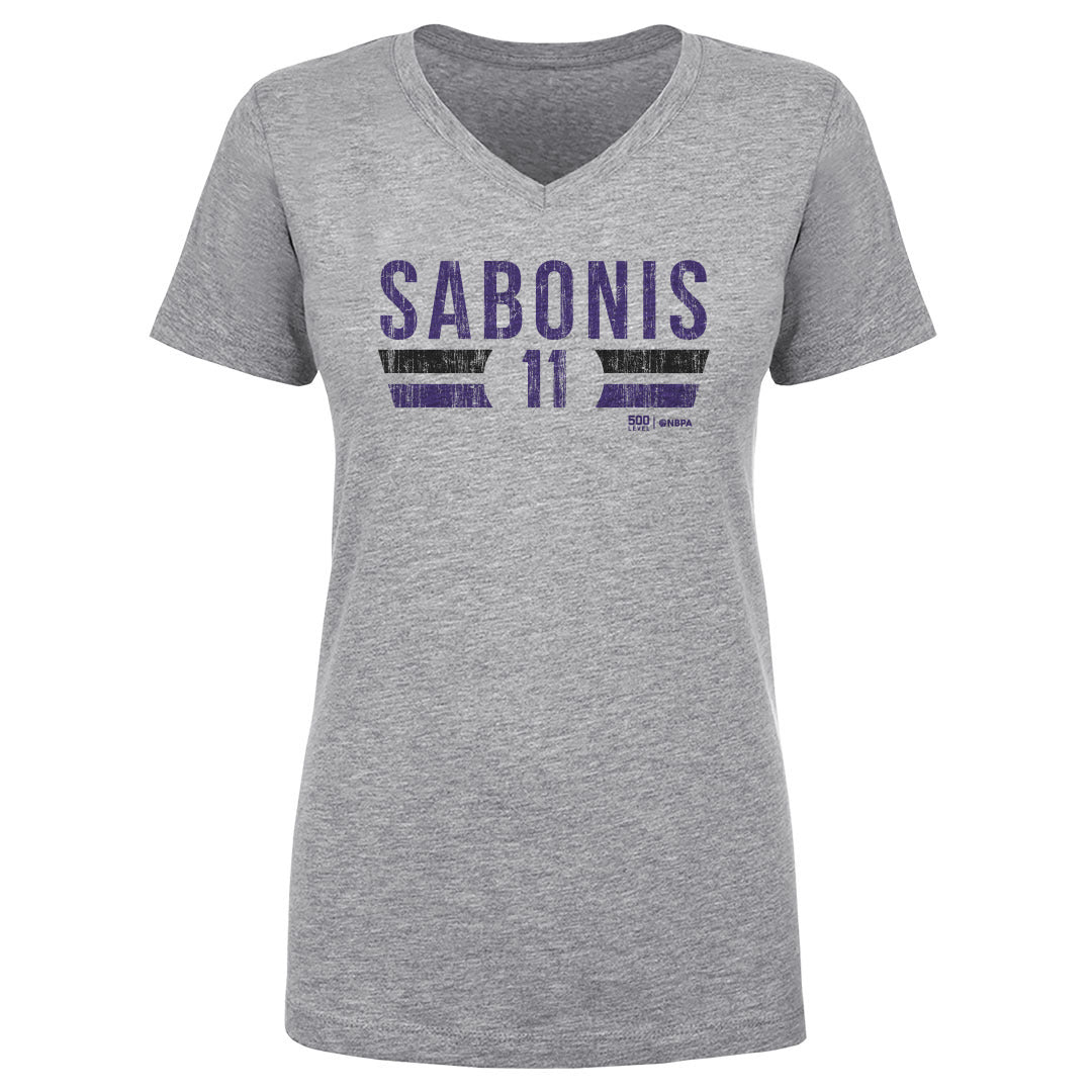 Domantas Sabonis Women's V-Neck T-Shirt | 500 LEVEL