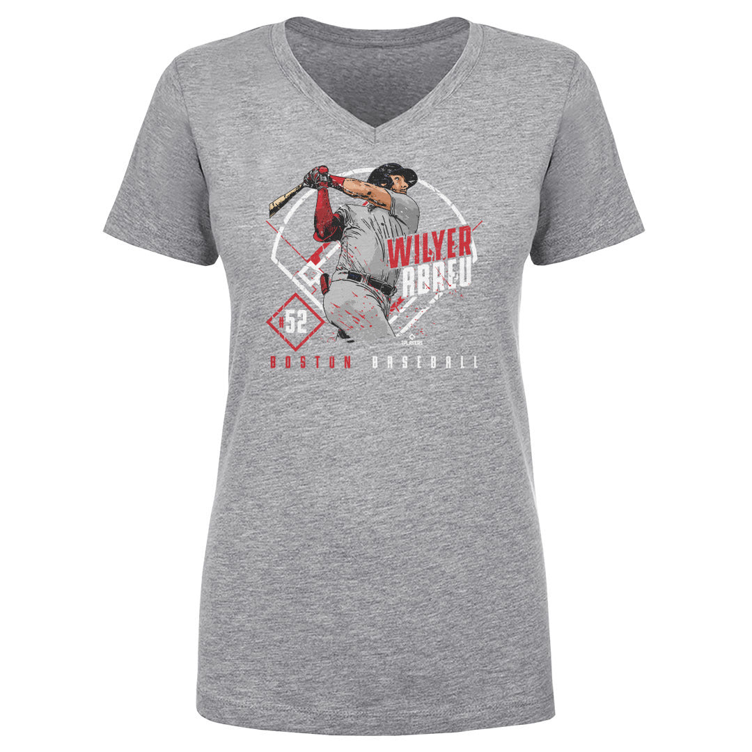 Wilyer Abreu Women's V-Neck T-Shirt | 500 LEVEL