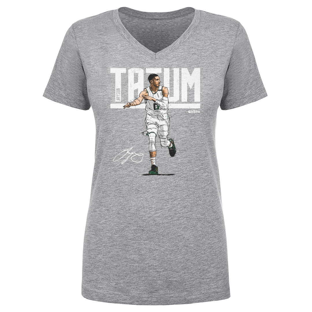 Jayson Tatum Women's V-Neck T-Shirt | 500 LEVEL
