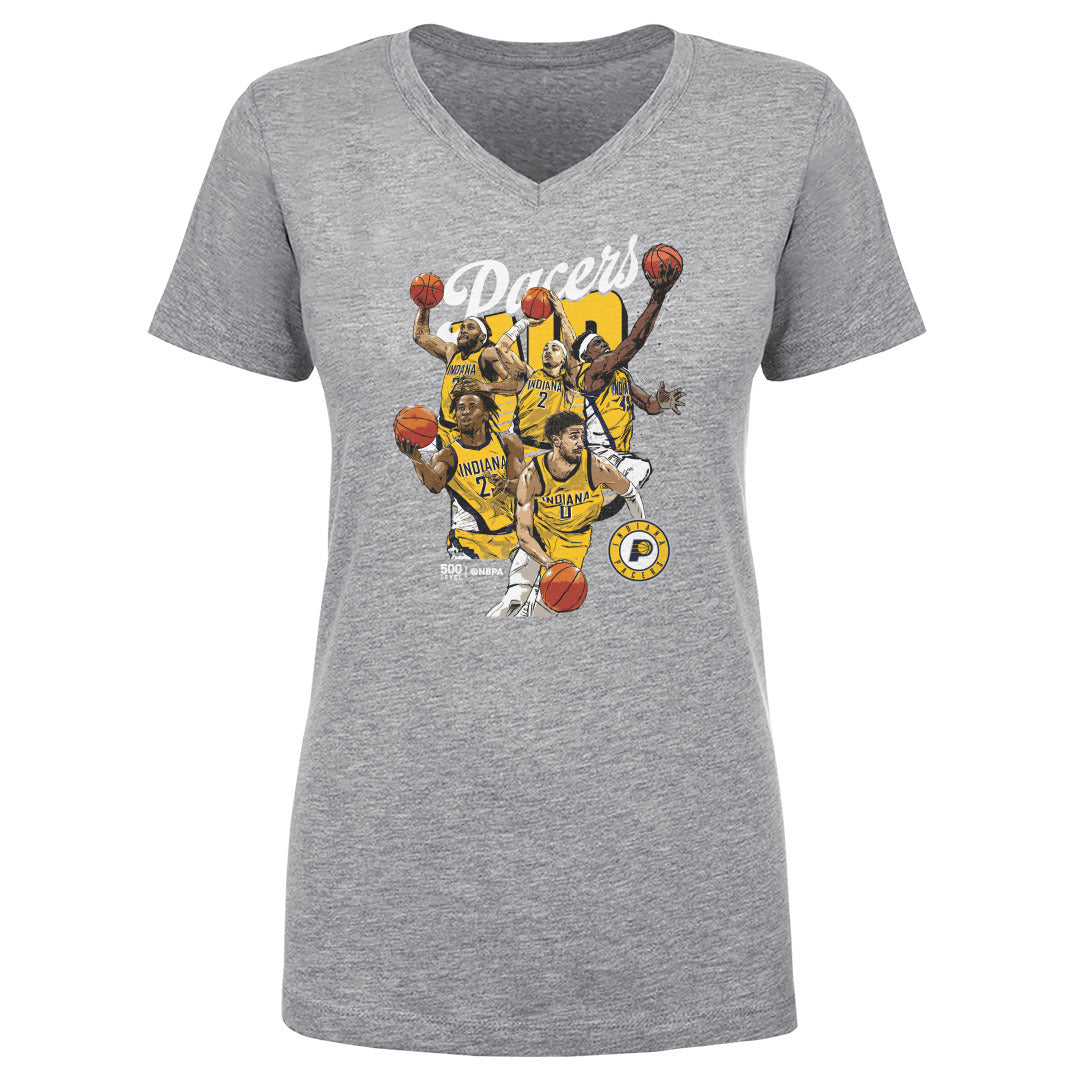 Indiana Pacers Women's V-Neck T-Shirt | 500 LEVEL