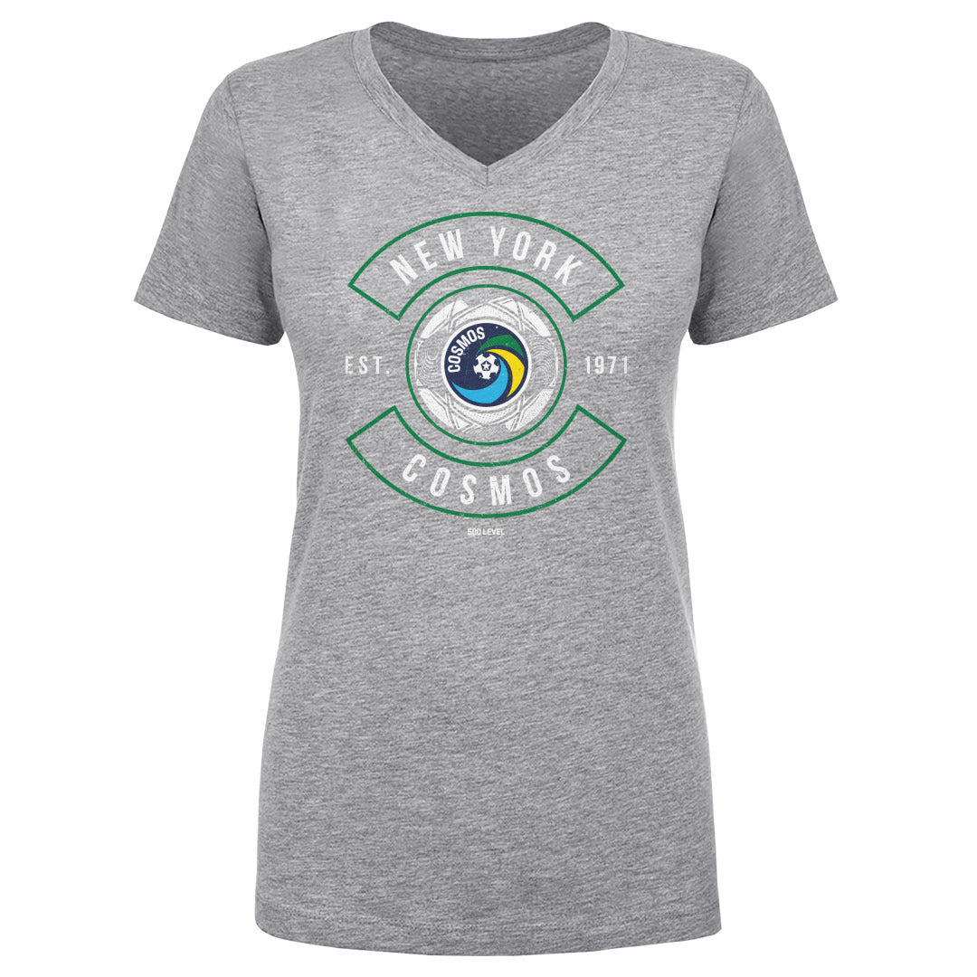 New York Cosmos Women's V-Neck T-Shirt | 500 LEVEL