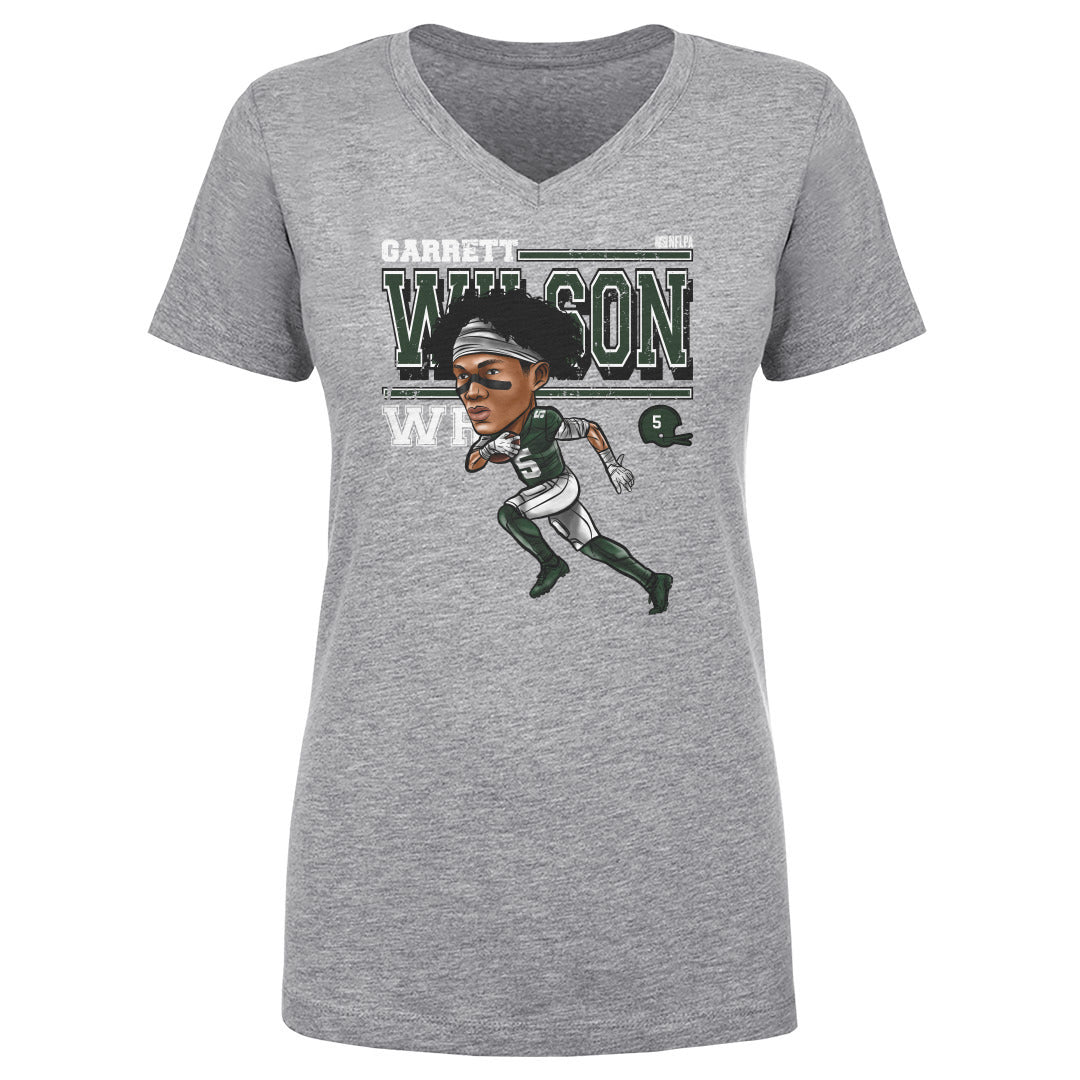 Garrett Wilson Women's V-Neck T-Shirt | 500 LEVEL