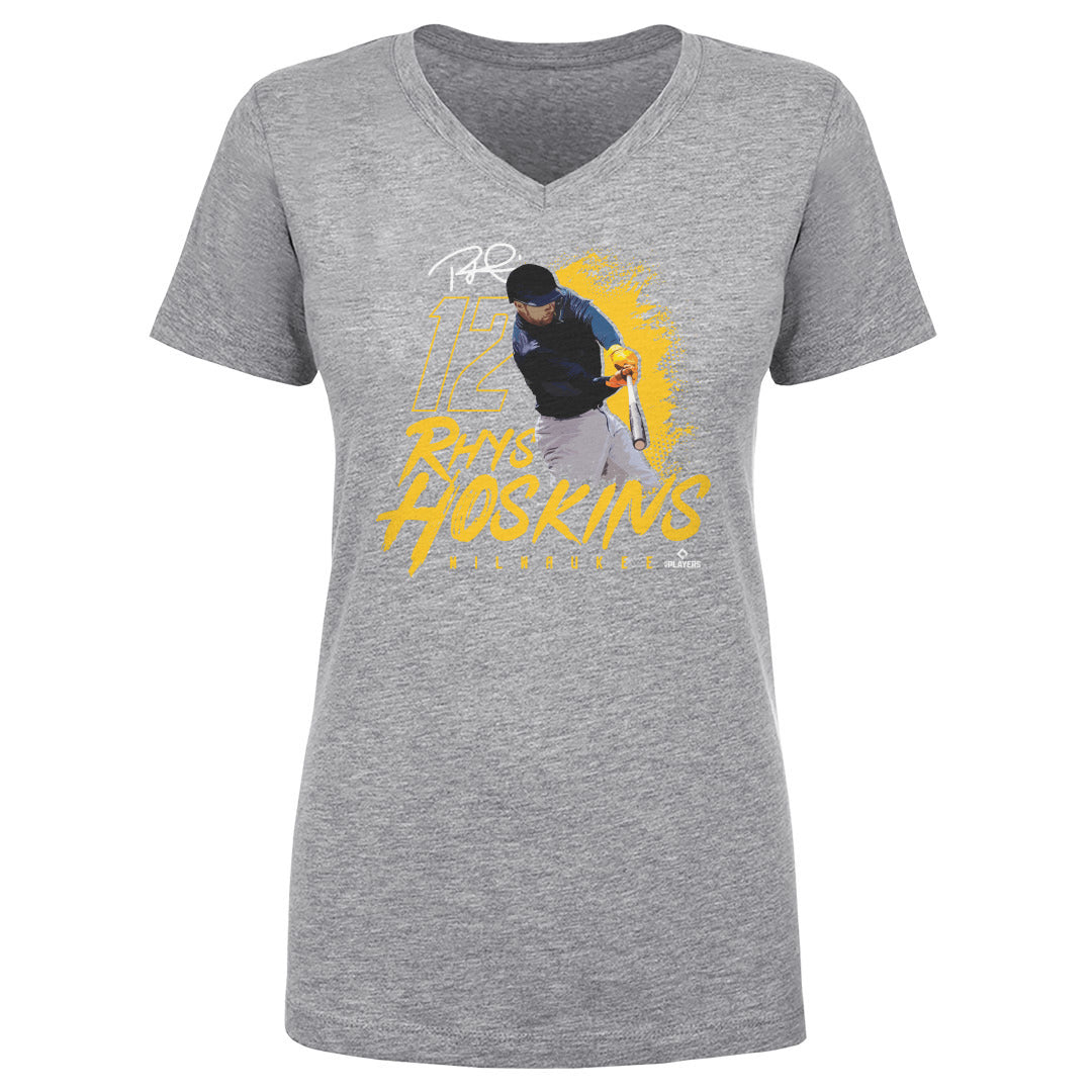 Rhys Hoskins Women's V-Neck T-Shirt | 500 LEVEL