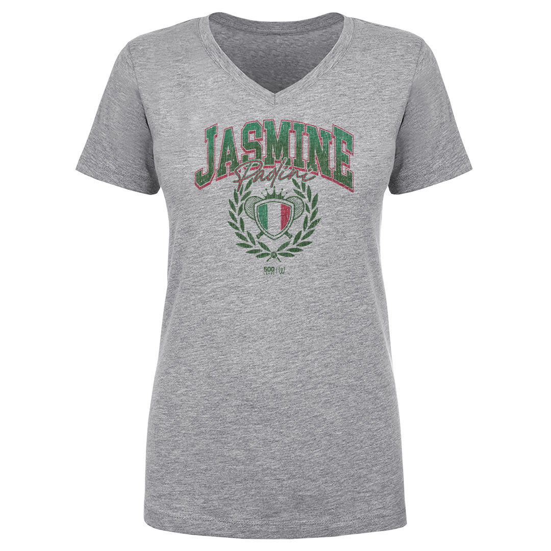 Jasmine Paolini Women's V-Neck T-Shirt | 500 LEVEL