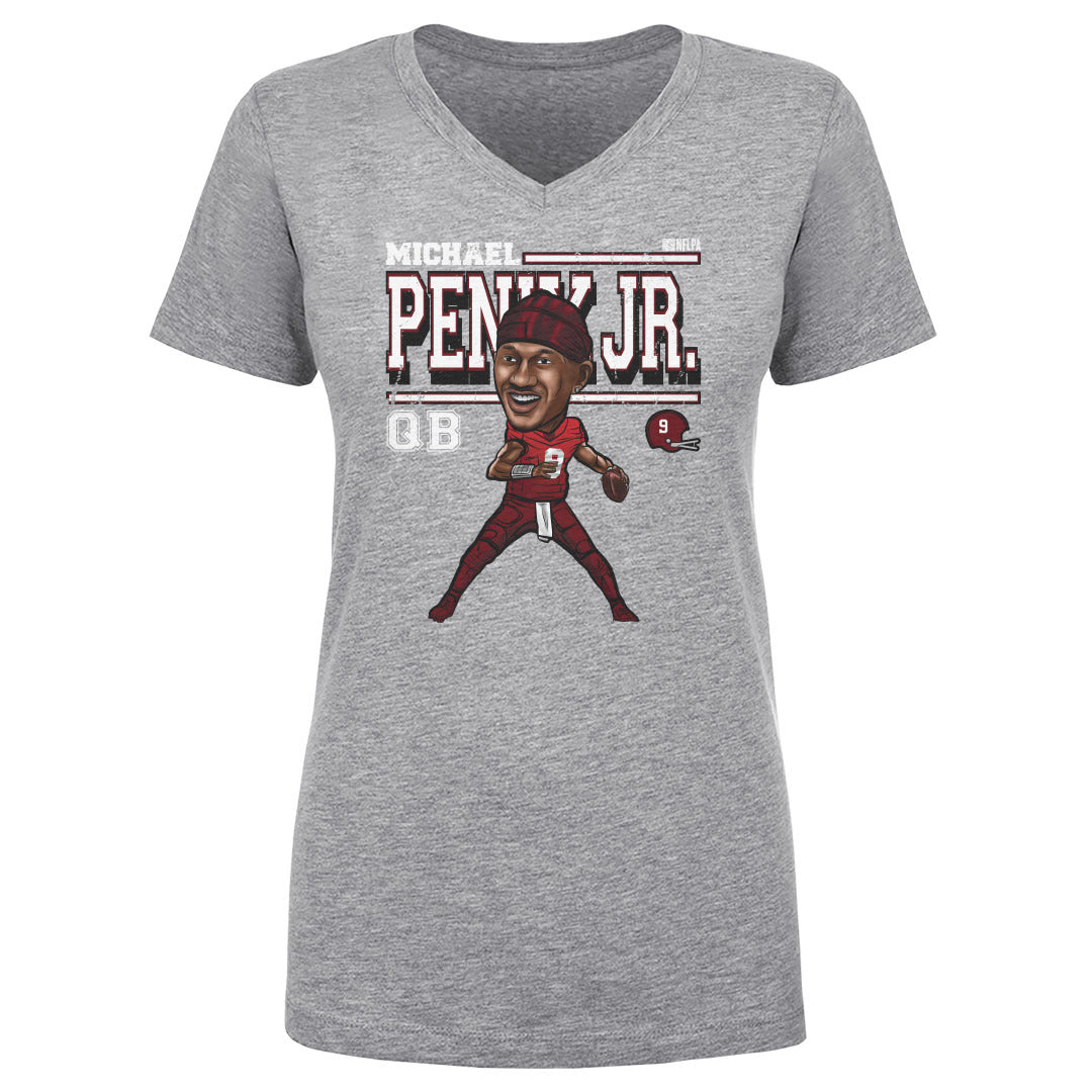 Michael Penix Jr. Women's V-Neck T-Shirt | 500 LEVEL